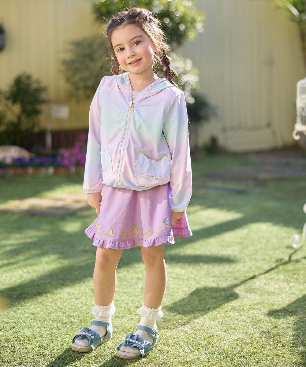 ANY KIDS サラサラ UVカット パーカー 