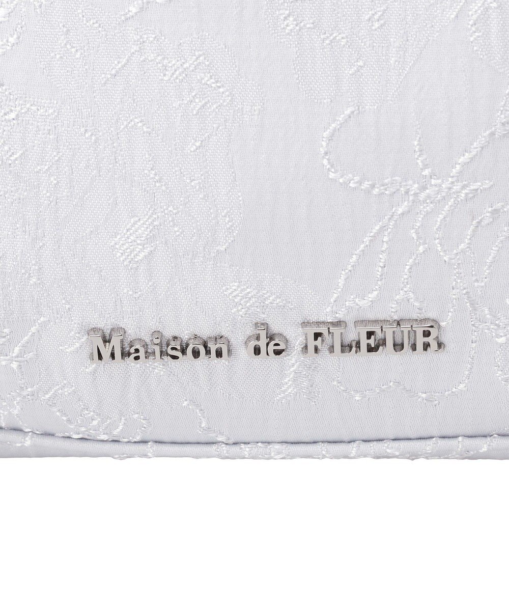 Maison de FLEUR ブルーマニアボリュームリボン２ＷａｙトートＭバッグ 