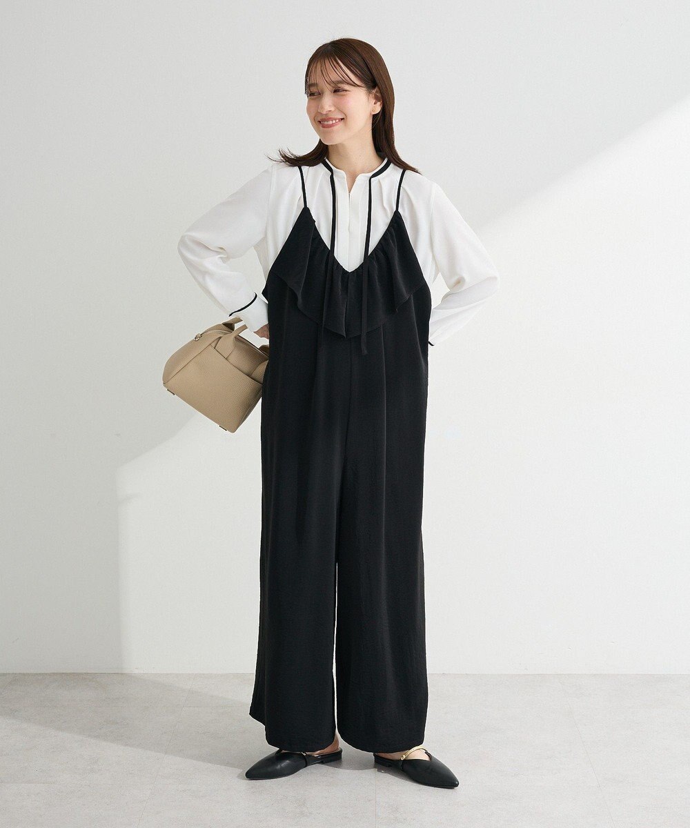 Green Parks フリルサロペット 