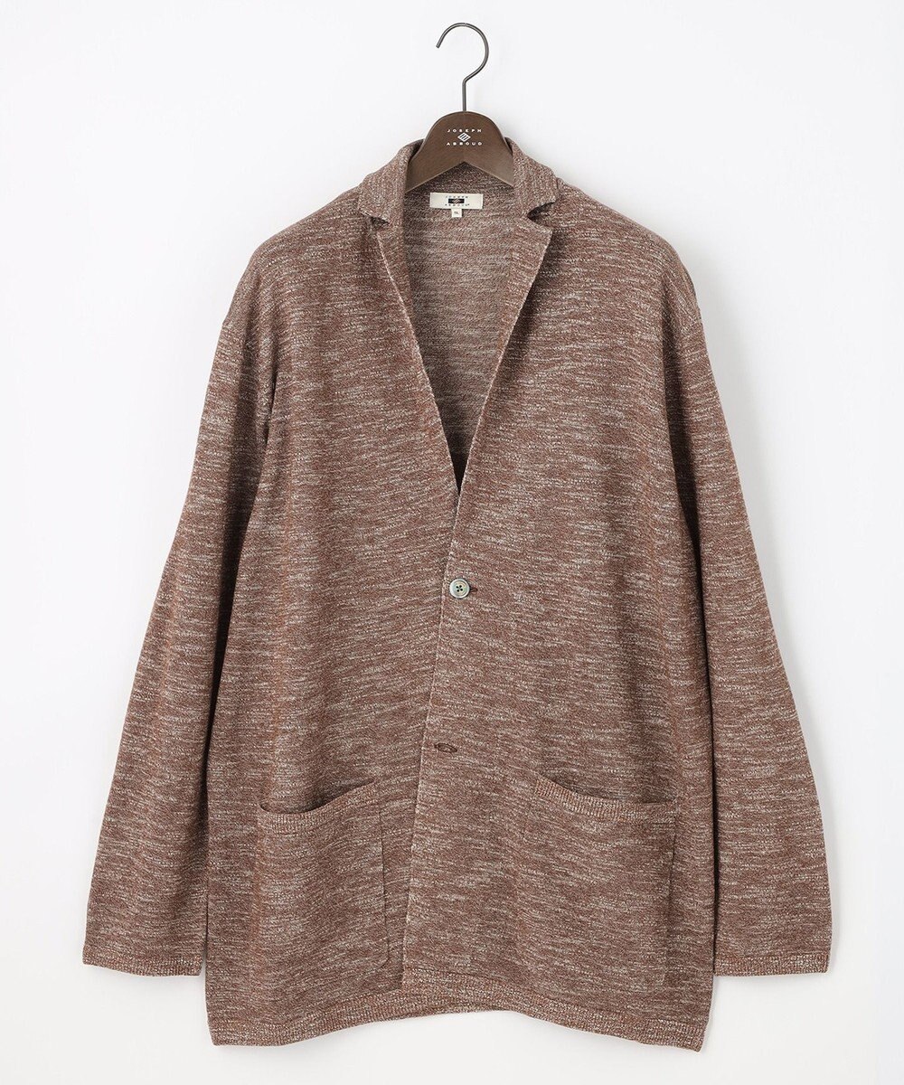 JOSEPH ABBOUD 【キングサイズ・サスティナブル】スラブギマ カーディガン 