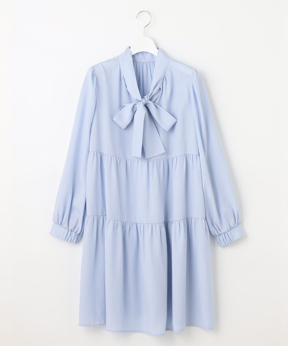 Feroux 【セットアイテム】2WAYリボンタイ ワンピース × ニット ベスト 