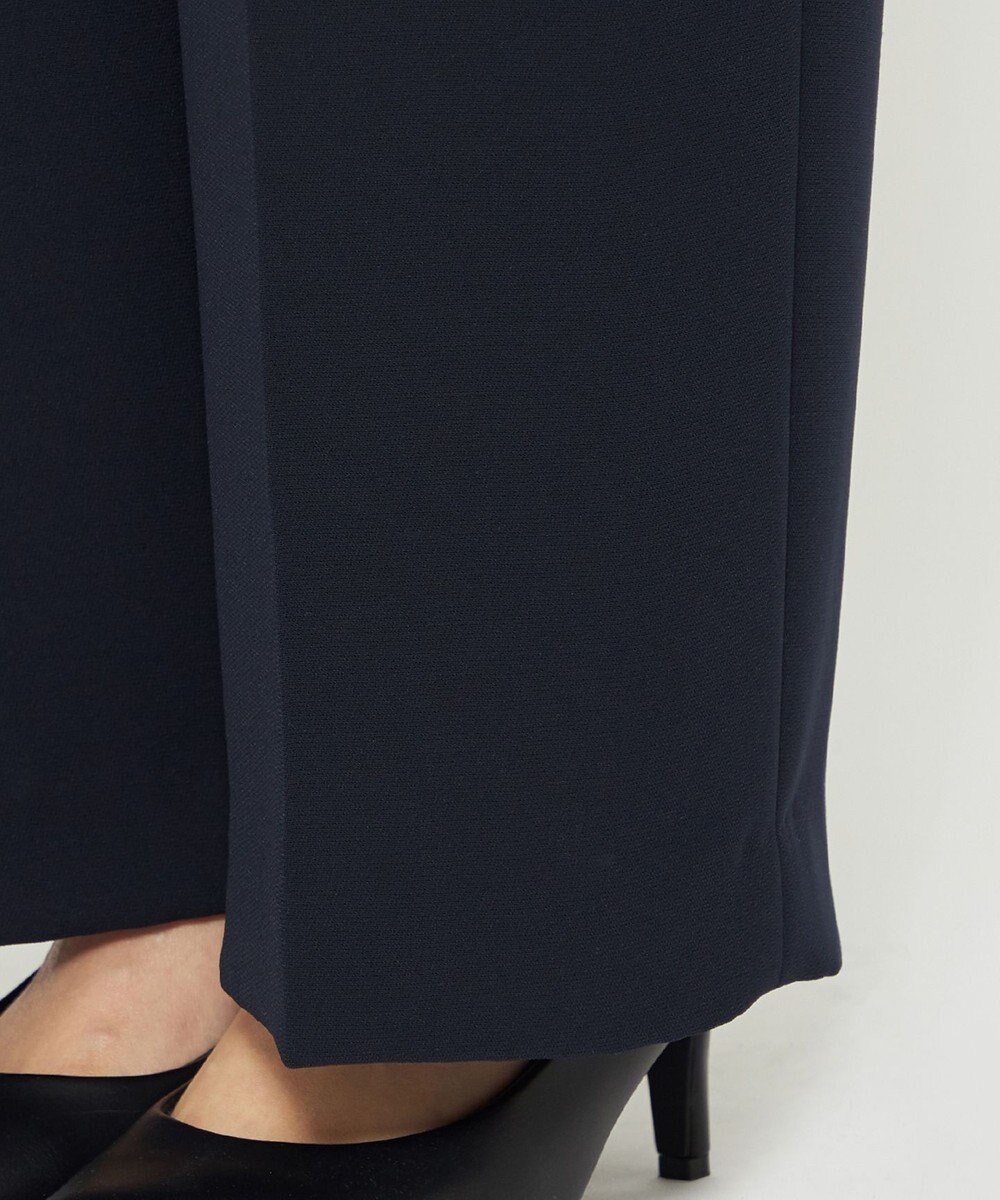 uncrave 【防シワ・洗濯機洗い可】ウォッシャブル ダブルクロス ワイドパンツ 