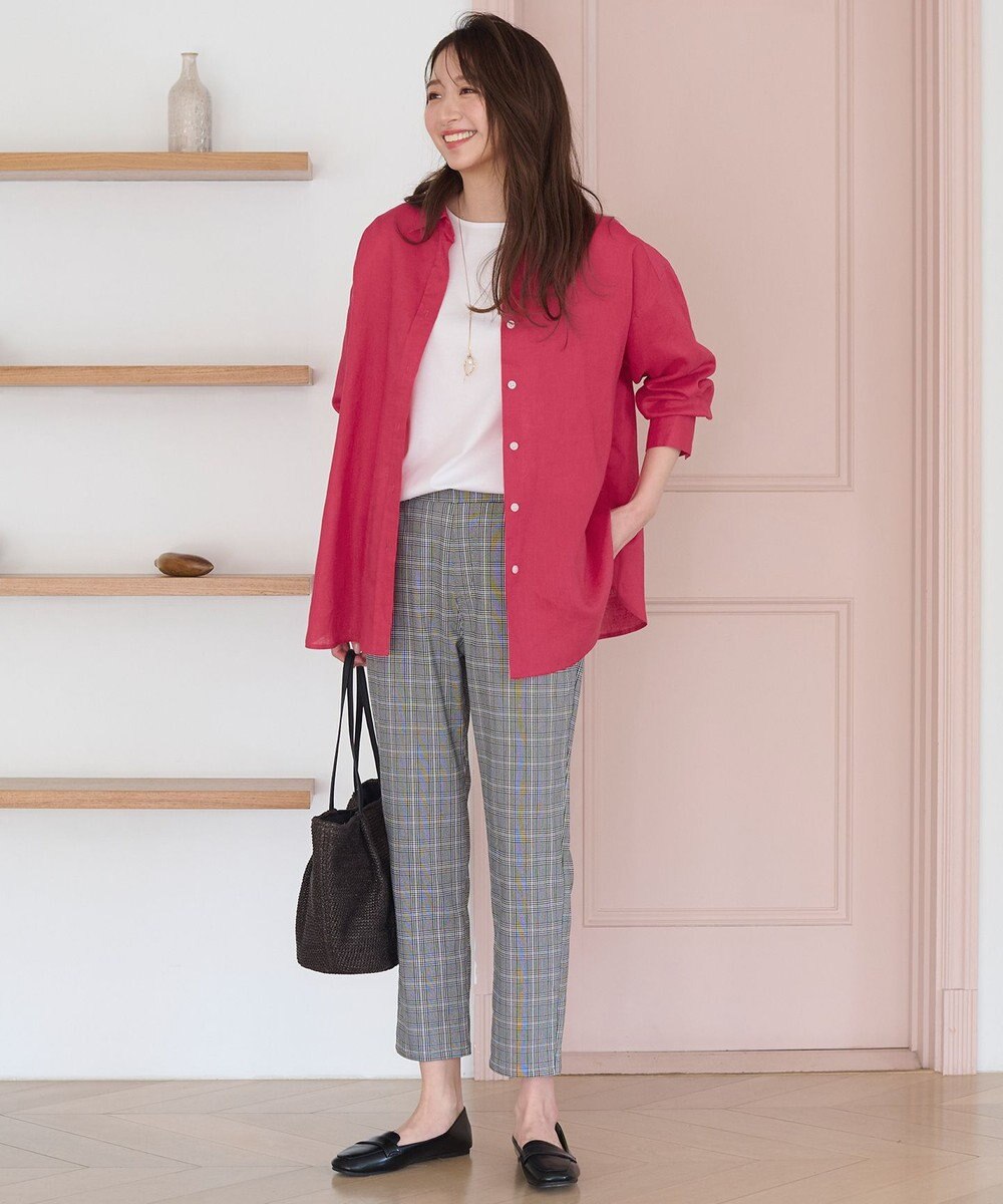 ANY ライトリネンクロスチュニックシャツ 