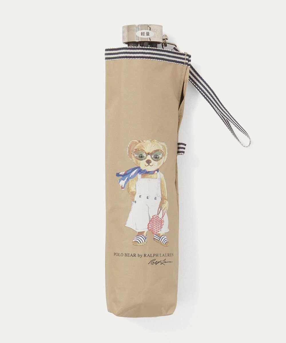 MOONBAT 【遮光率100％/遮熱/UV/軽量】POLO RALPH LAUREN（ポロ ラルフローレン）晴雨兼用日傘  ポロベア 折りたたみ傘 