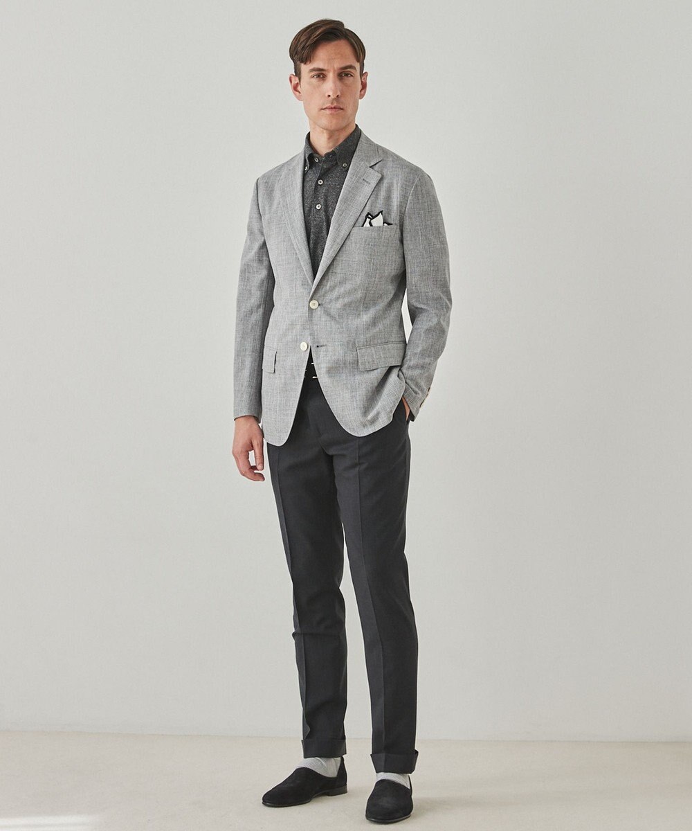 GOTAIRIKU ウォッシャブルに進化【洗える/シワになりにくい/ストレッチ】タイワンタフタ ジャケット 