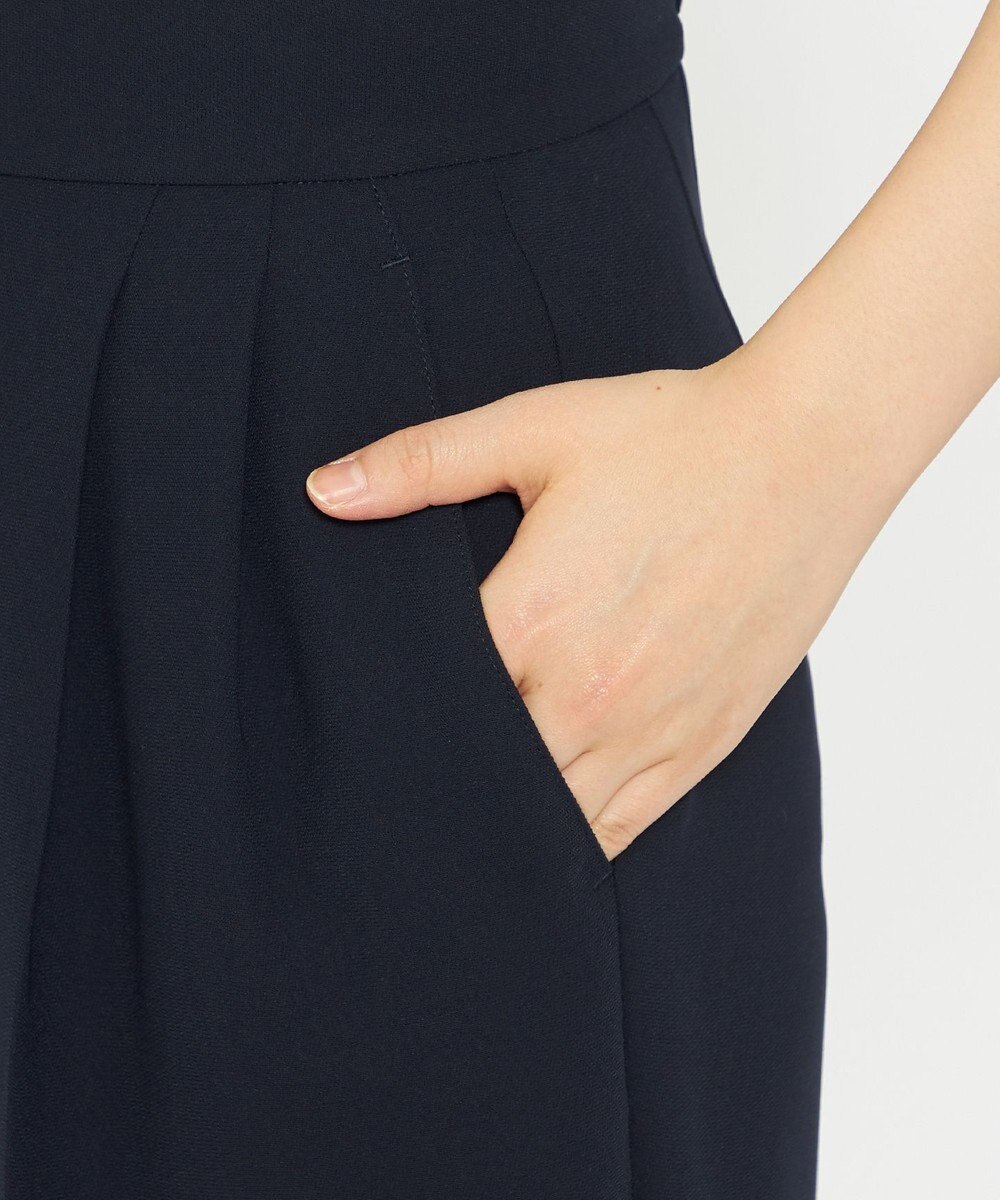 uncrave 【防シワ・洗濯機洗い可】ウォッシャブル ダブルクロス ワイドパンツ 