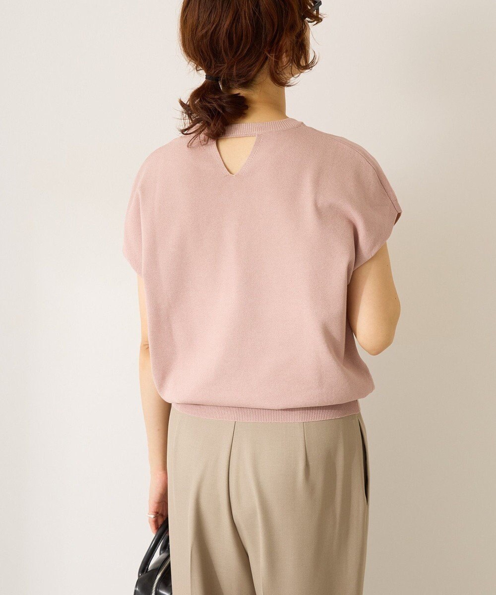 AMERICAN HOLIC 【接触冷感】ラメフレンチスリーブニットプルオーバー 