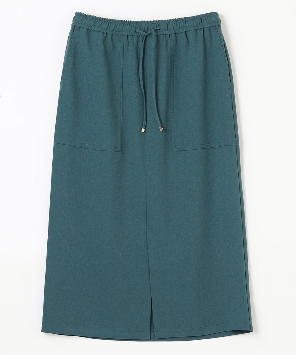 ANY 【接触冷感/UVケア/ウエストゴム/洗濯機可能】イージケアタイトスカート 