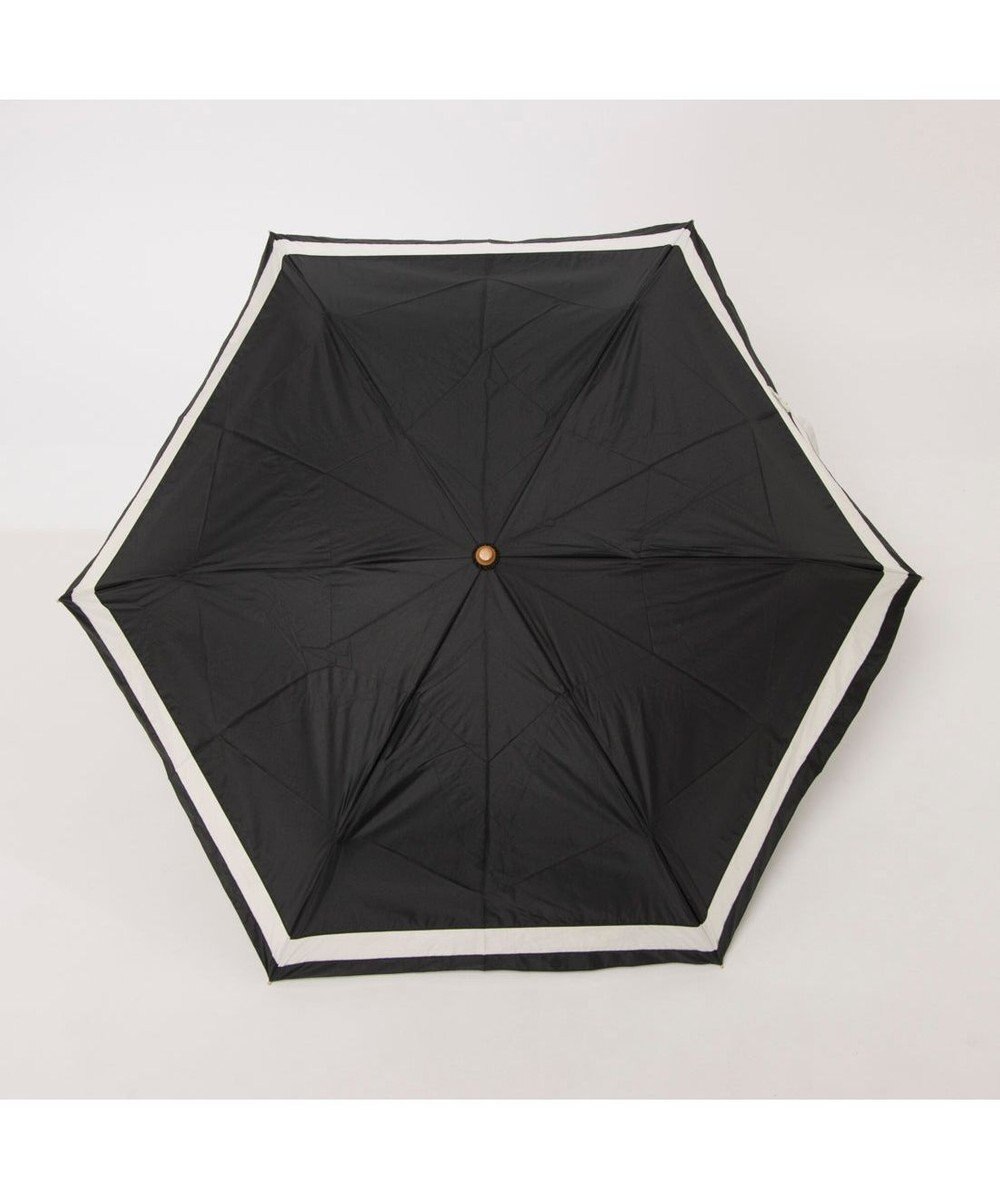 UNBILLION カシュネ cachenez / PU切り継ぎボーダー3段折りたたみ傘 