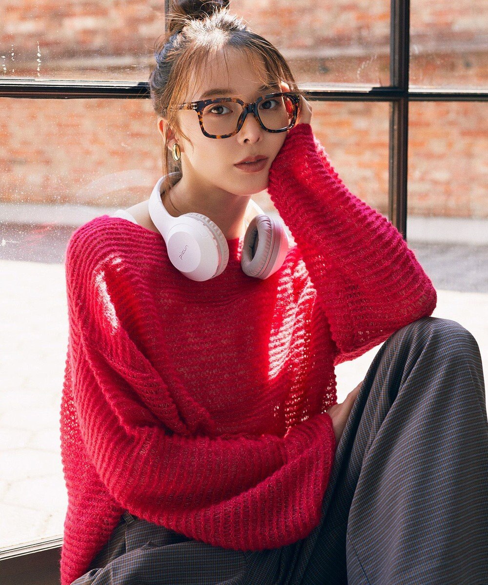 earth music&ecology ふんわりシアープルオーバー 