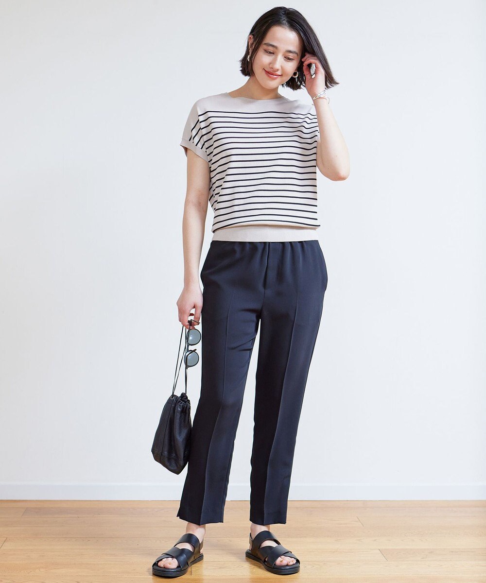 UNFILO カラー テーパードパンツ 