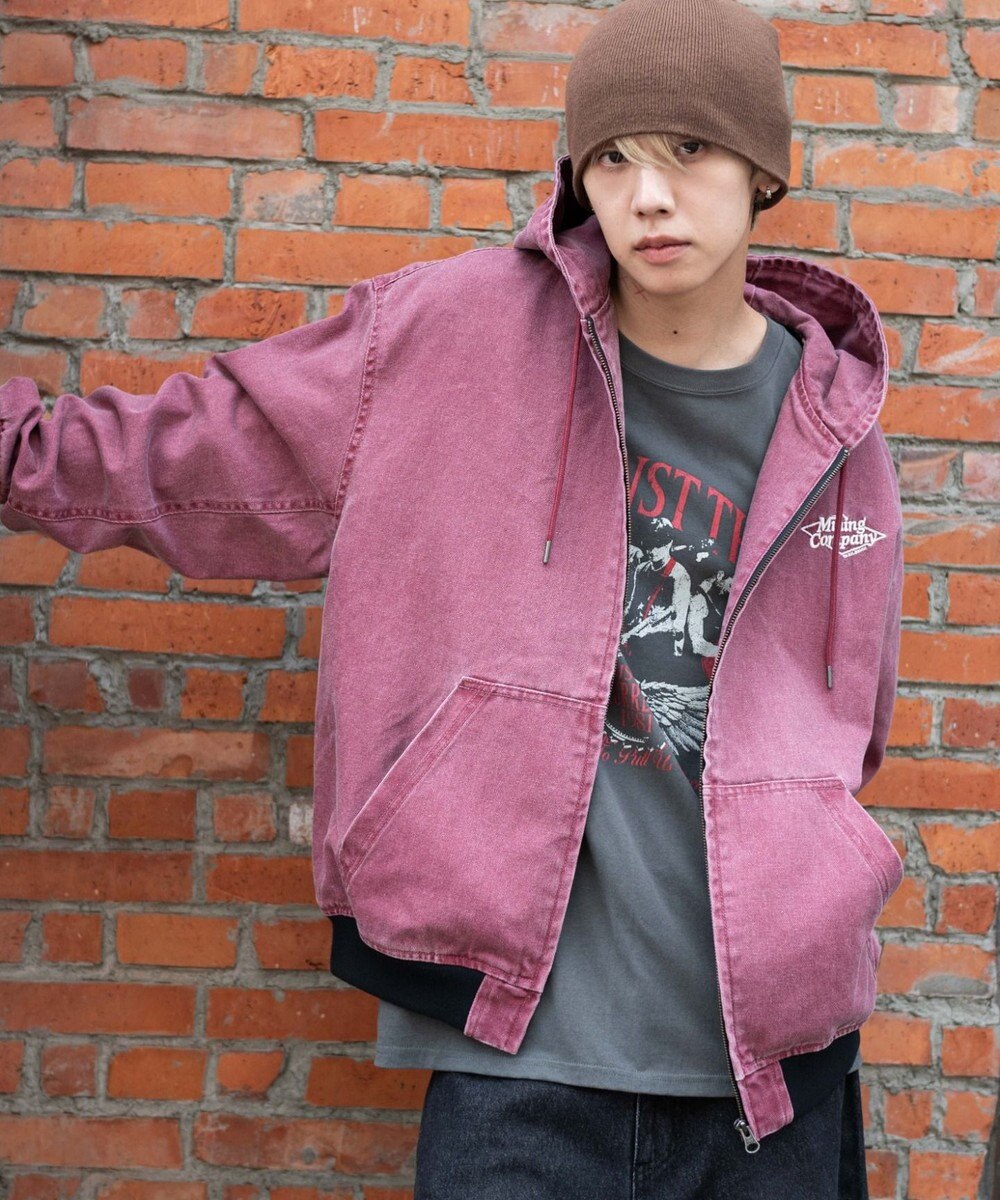 WEGO 【ユニセックス着用ITEM/MLサイズ展開】ワーカーズフードブルゾン 