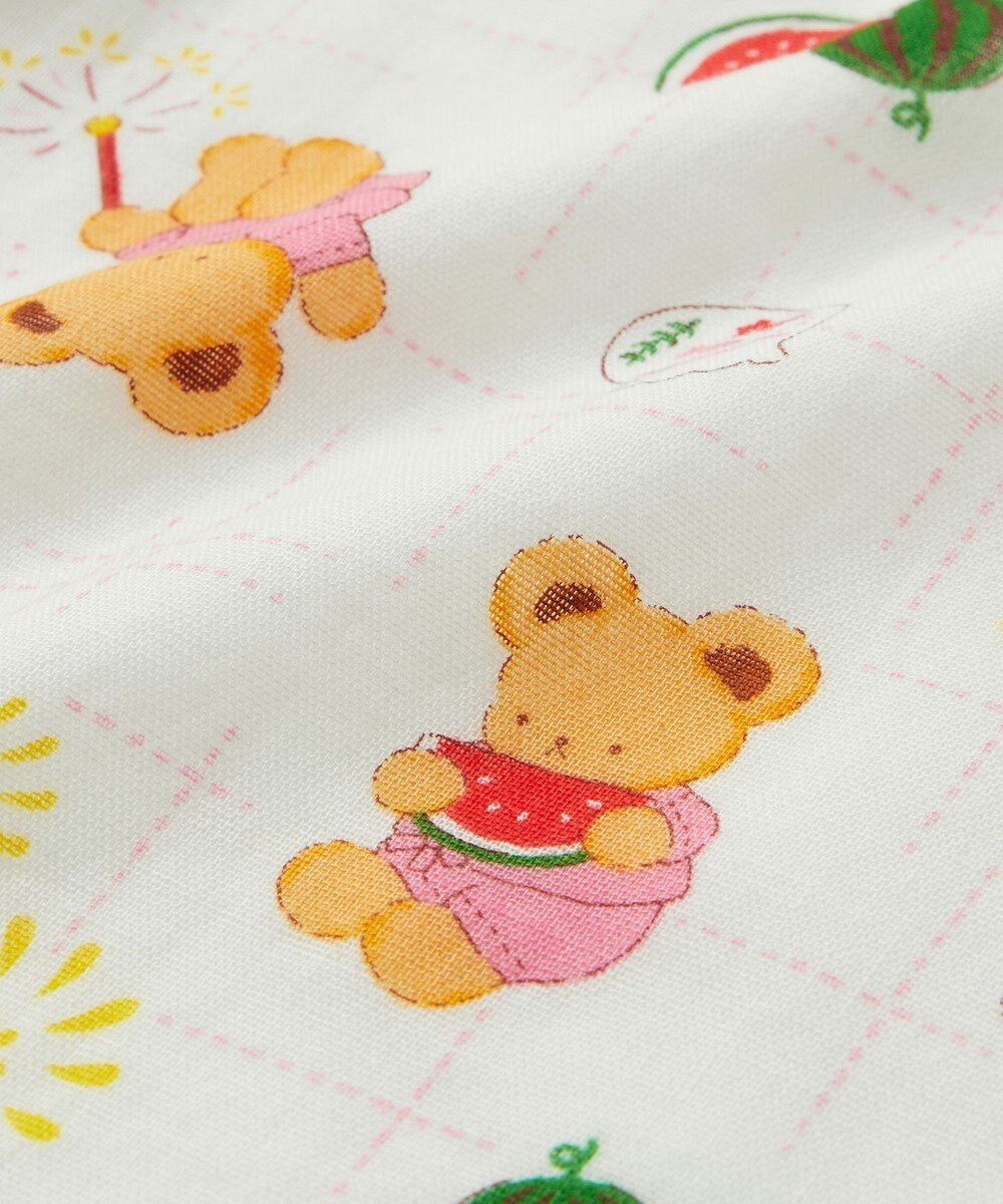 MIKI HOUSE HOT BISCUITS 【ミキハウス】【80-120cm】ミキハウスベア 甚平スーツ 