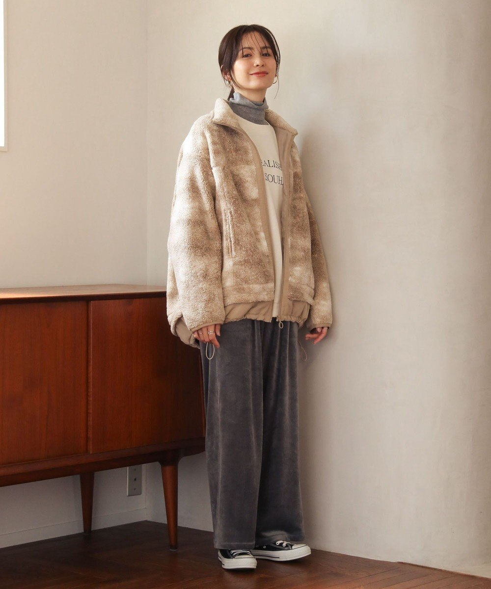 Green Parks スタンドボアジャケット 