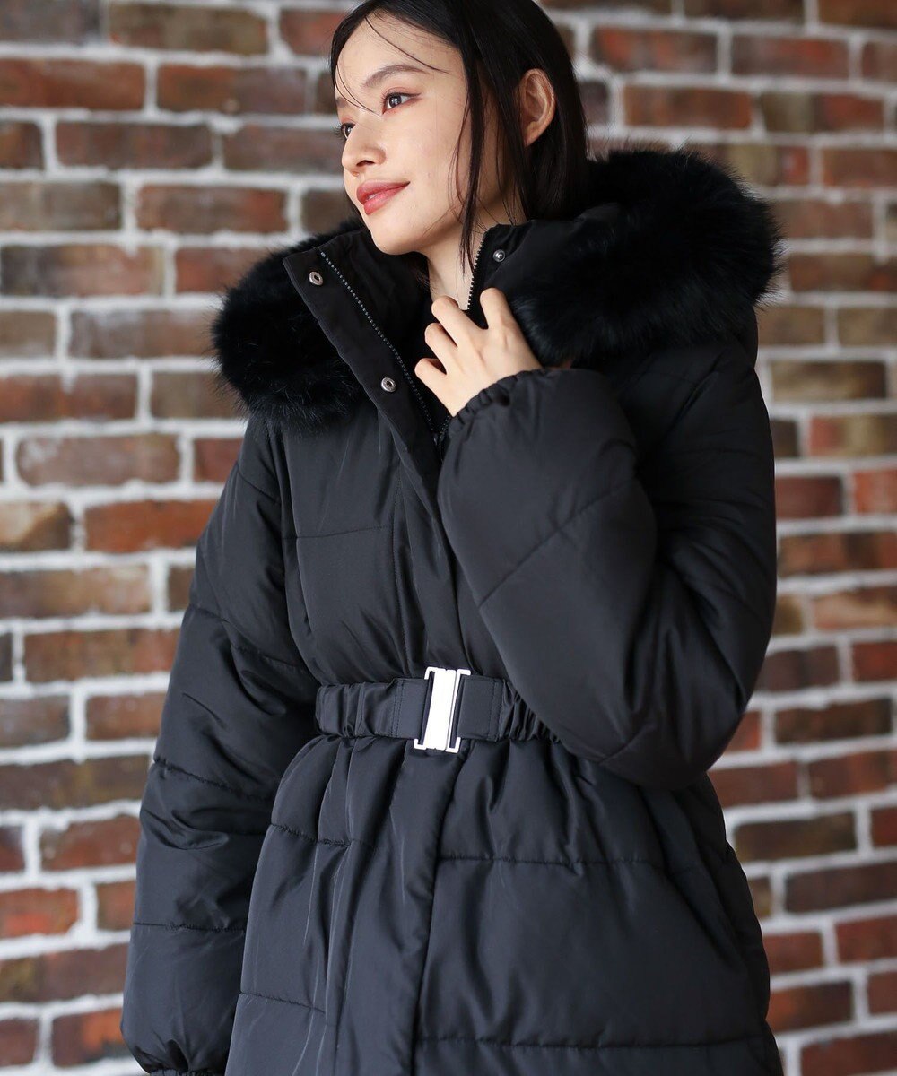 Green Parks ・ｓｗｉｎｇ　ｂｙ　ファイバーダウンベルト付コート 