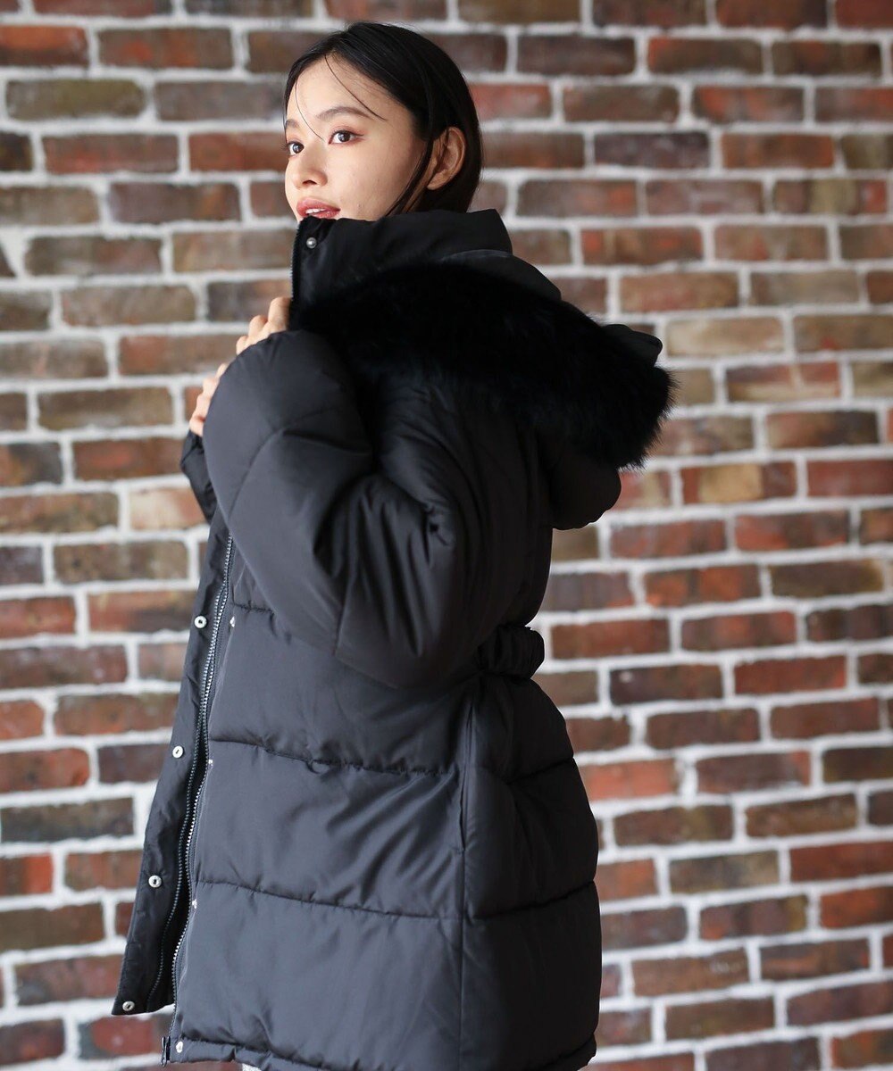 Green Parks ・ｓｗｉｎｇ　ｂｙ　ファイバーダウンベルト付コート 