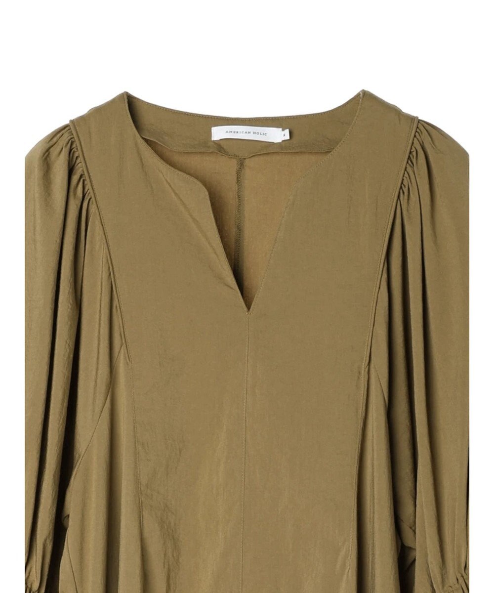 AMERICAN HOLIC 接触冷感スキッパーワンピース 