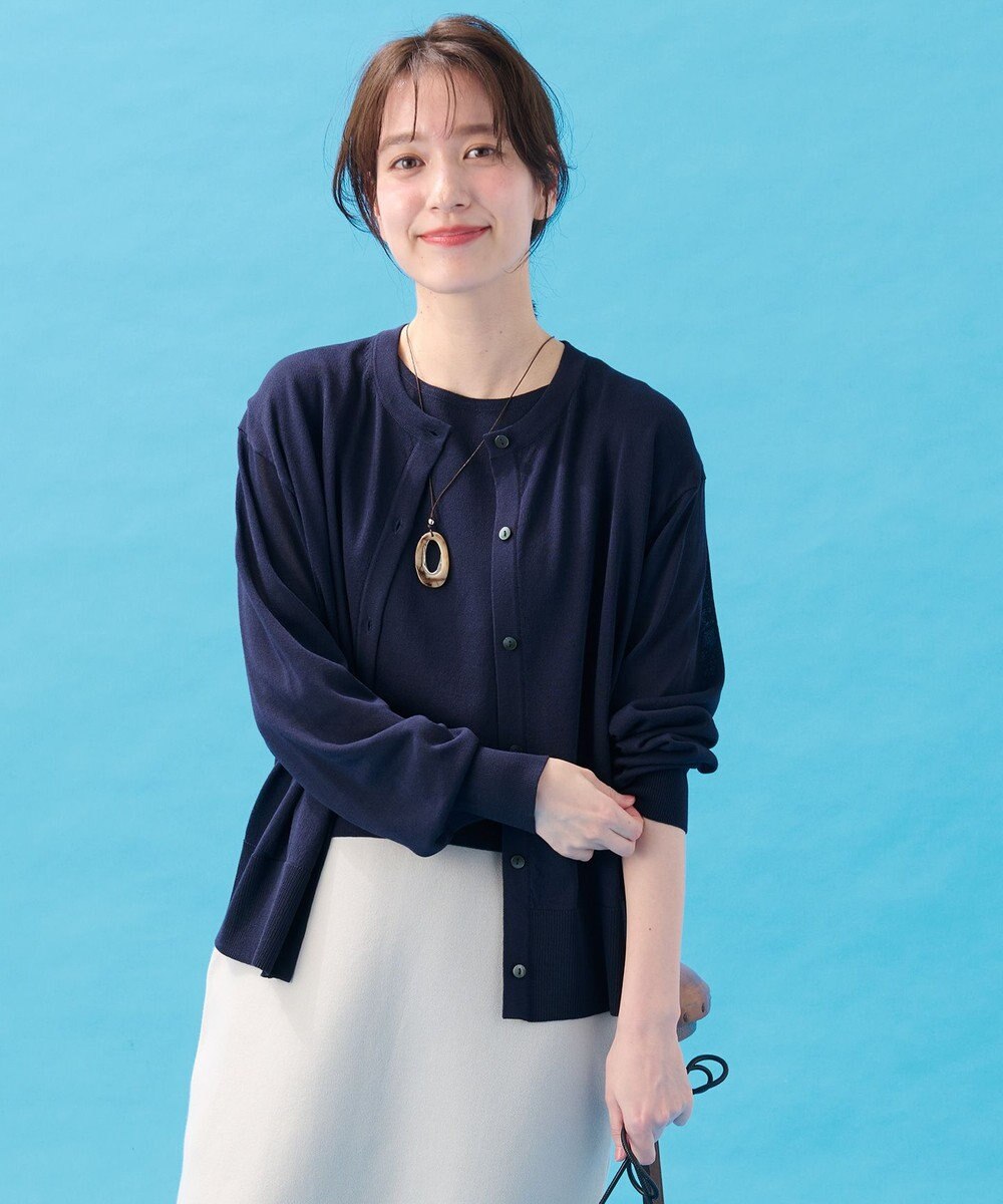 ANY 【2SET】ニットツインセット（ノースリーブニット＋カーディガン） 