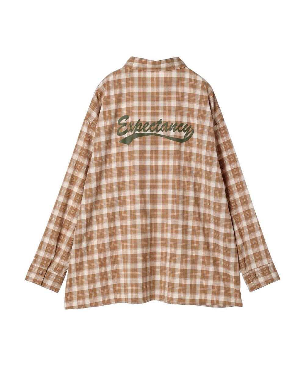 Green Parks ＥＧＯＩＳＴ　チェックロゴシャツチュニック 