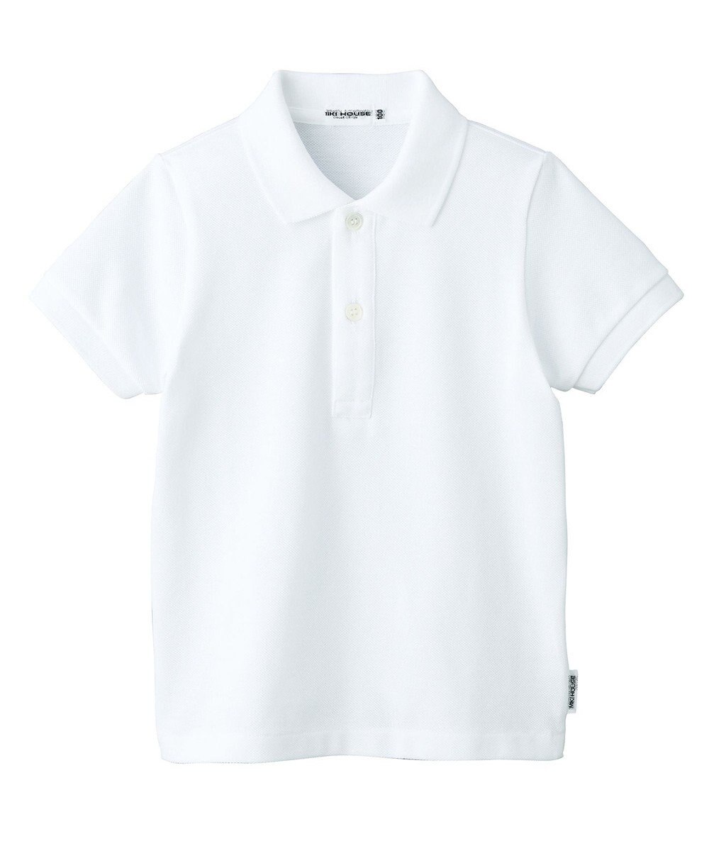 MIKI HOUSE HOT BISCUITS 【90-130cm】カノコ素材の半袖ポロシャツ 