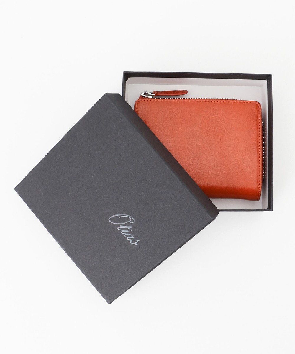 UNBILLION Otias オイルカウレザーL字ZIPミドルウォレット 