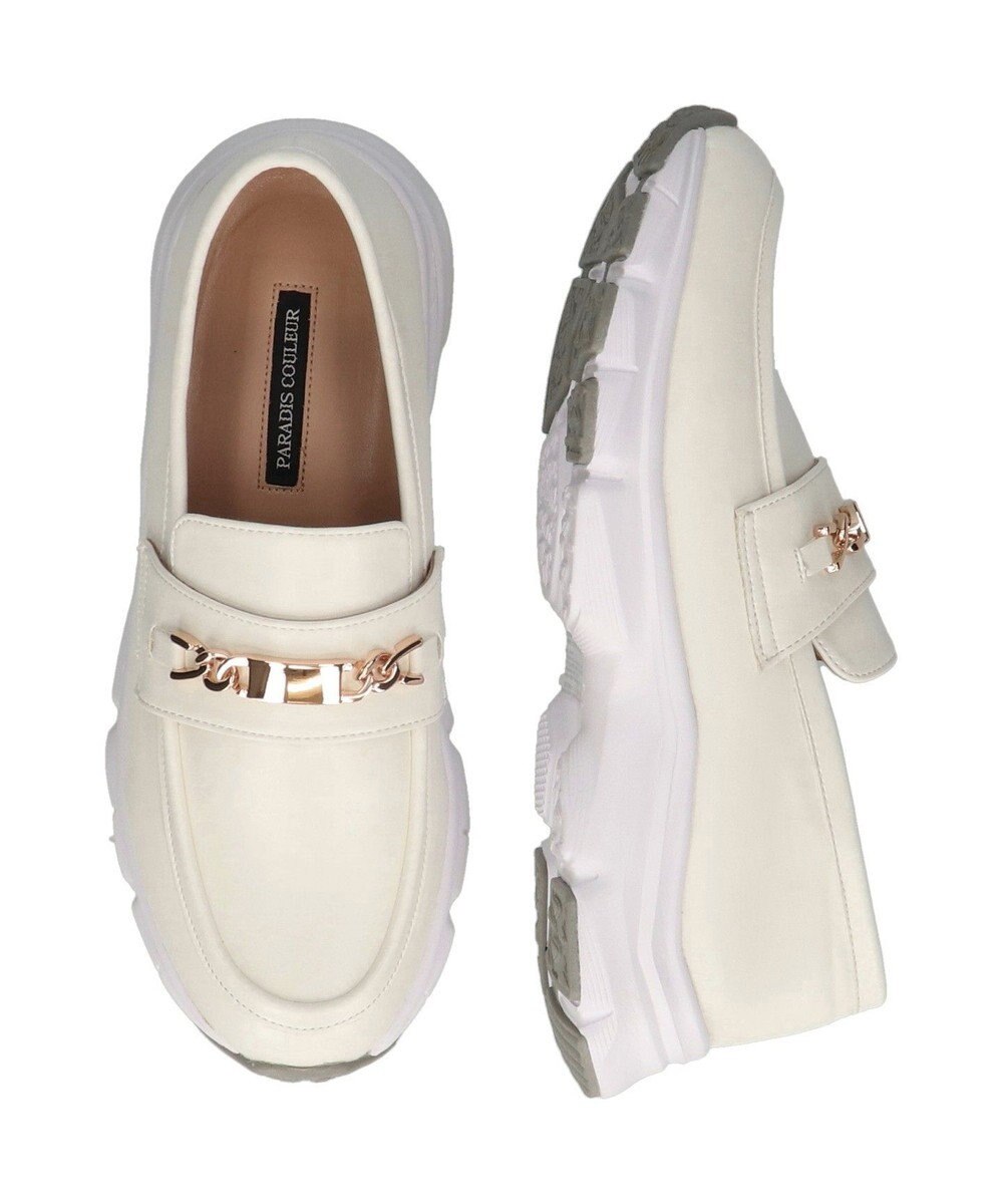 Bridget Birkin 【PARADIS COULEUR】メタルチェーンローファースニーカー 