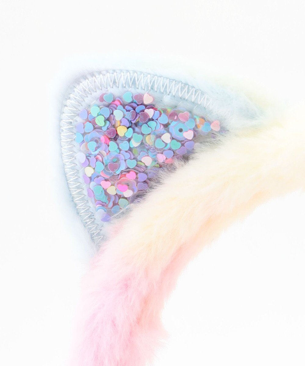 ANY KIDS ふわふわネコミミイヤーマフ 