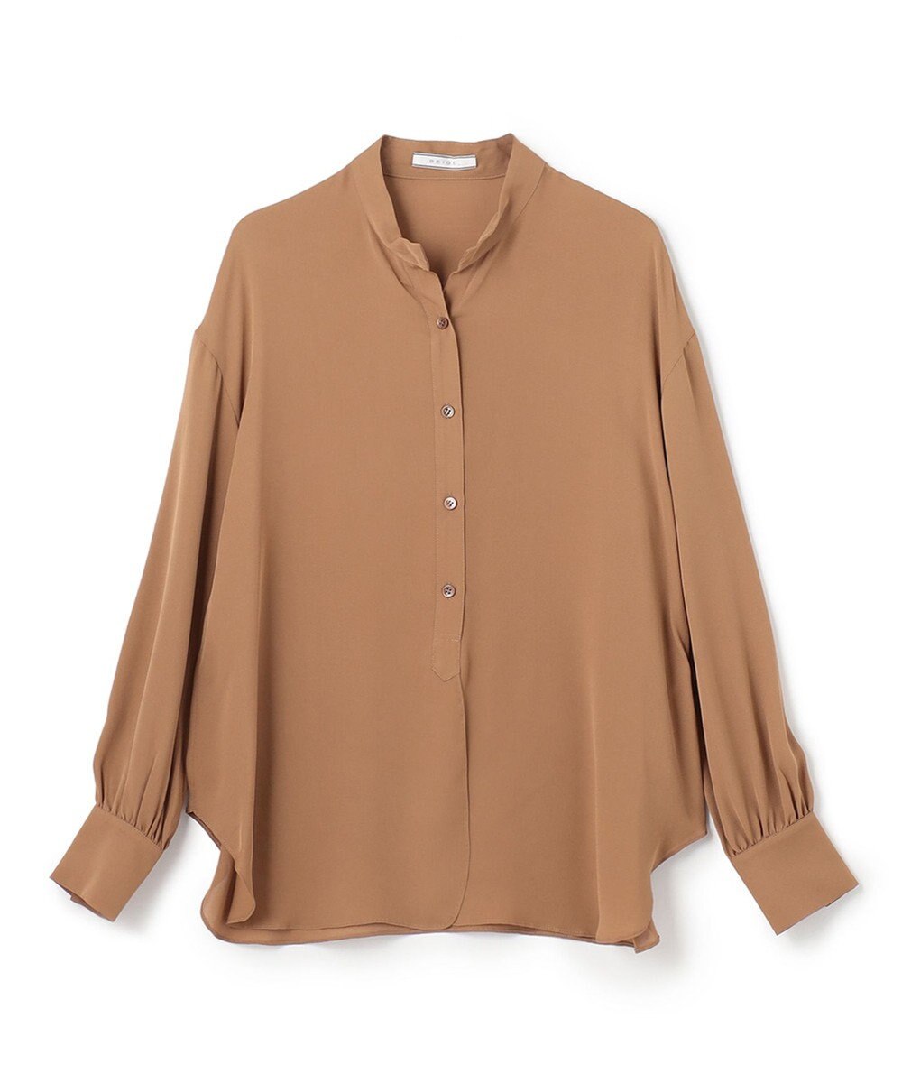 BEIGE， BRISSAC / スタンドカラーブラウス 