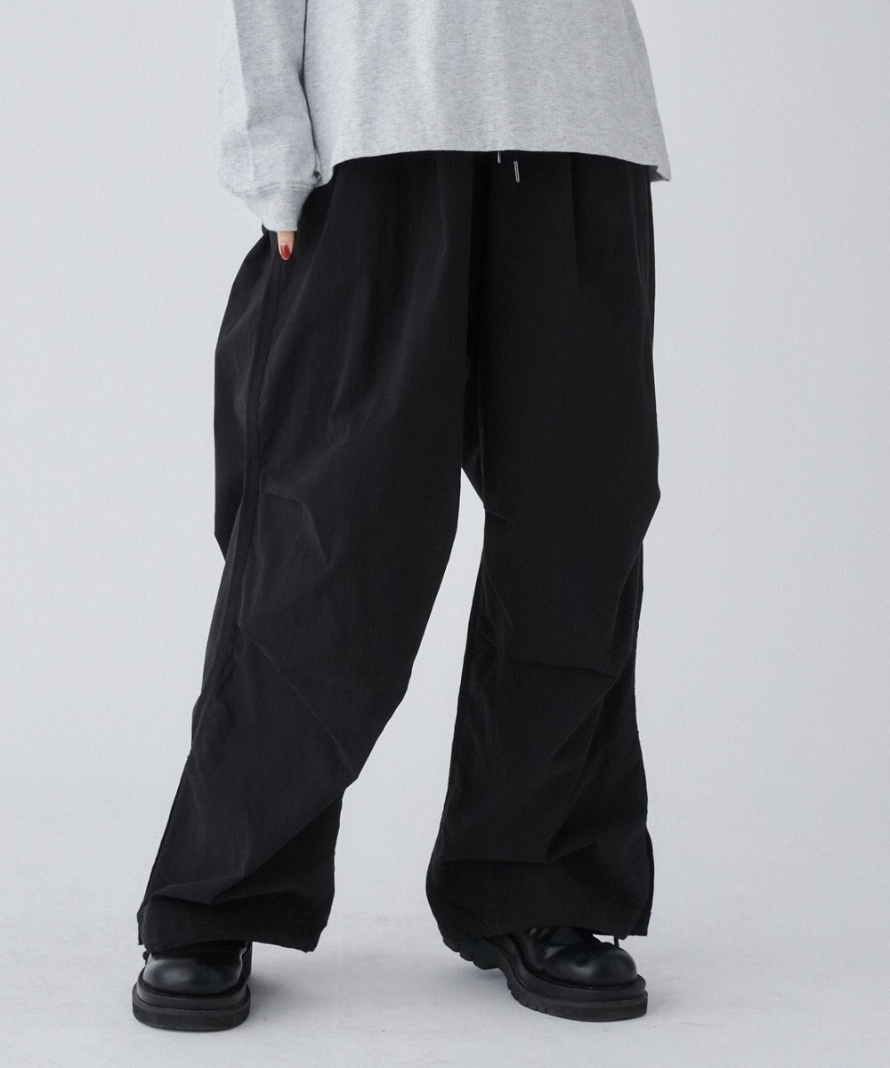 WEGO サイドスリットパラシュートパンツ 
