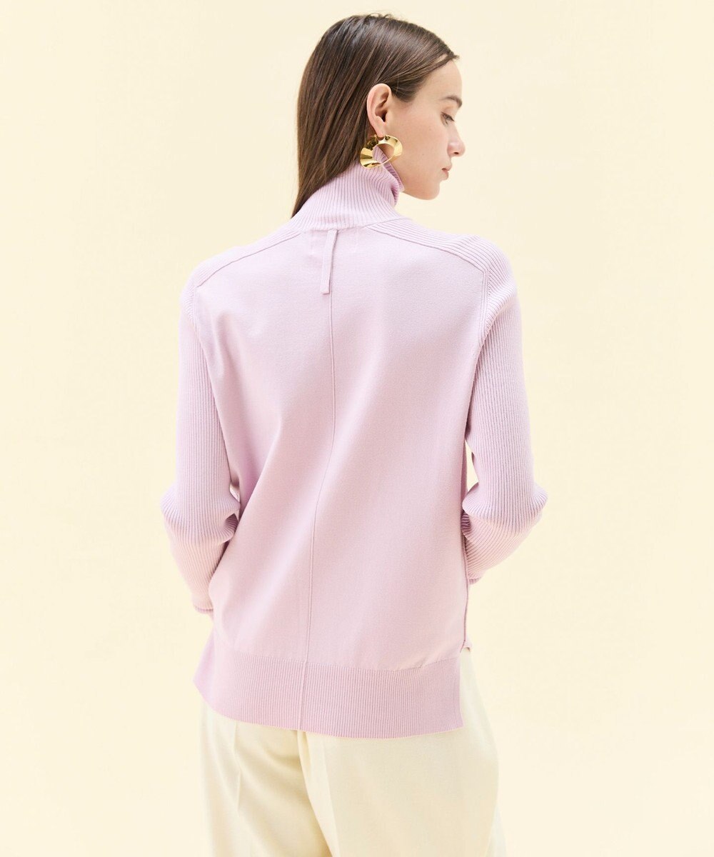 BEIGE， 【洗える】WILLOW / サムホールハイネックニット 