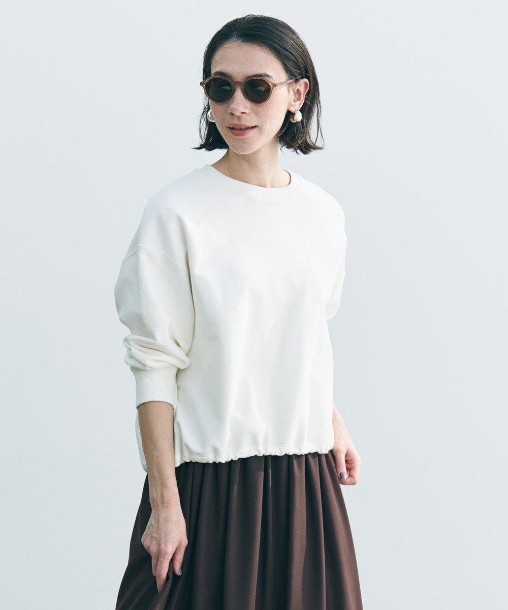 UNFILO L ハイストレッチ ドロストスウェット 