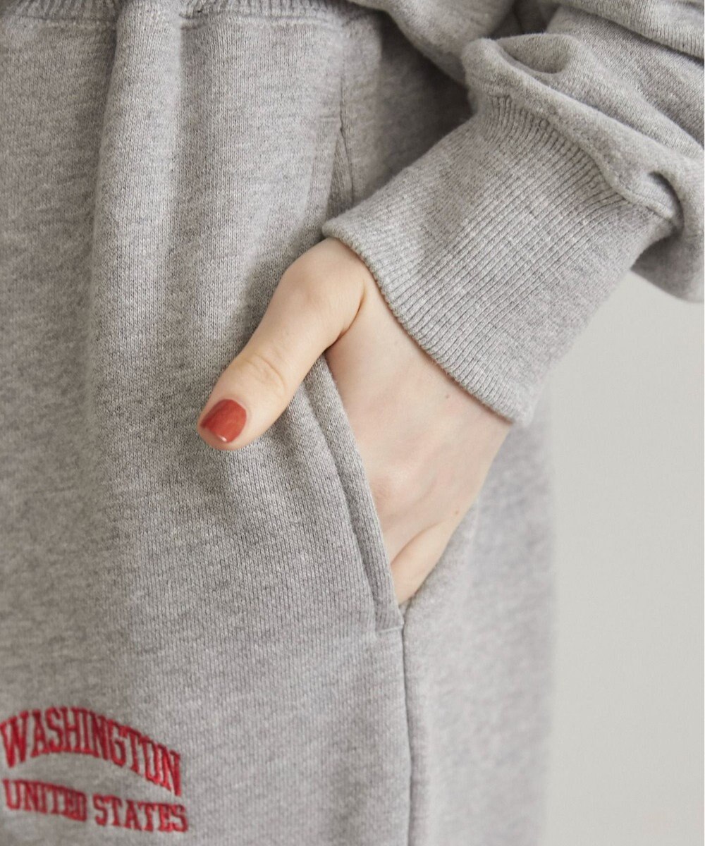 WEGO 【ANGIE VINTAGE】ワンポイント刺繍 裏毛 スウェットパンツ 