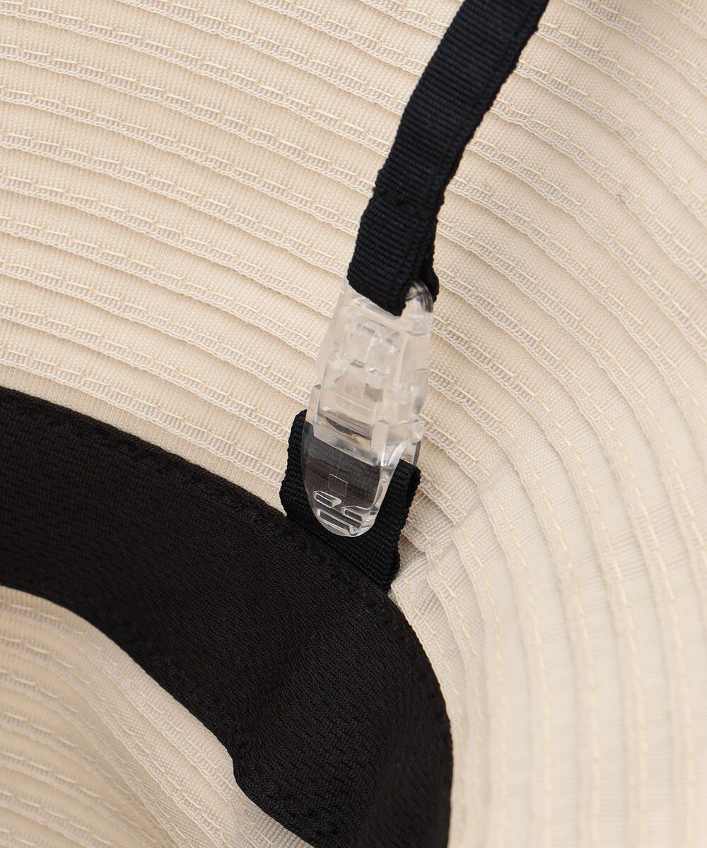 ANY SIS 【クリップ付き】グログランリボン ハット 