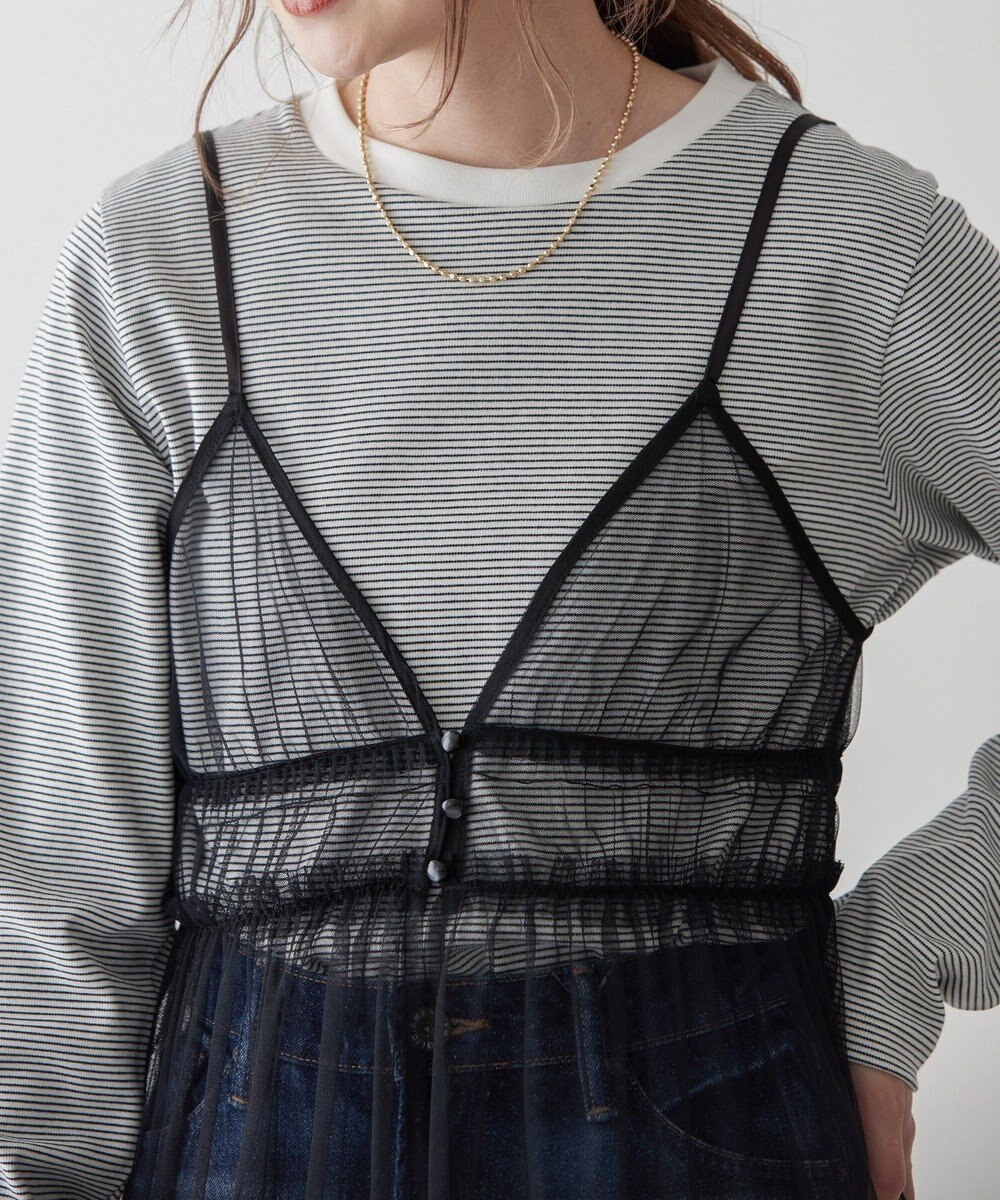 AMERICAN HOLIC チュールキャミワンピース 