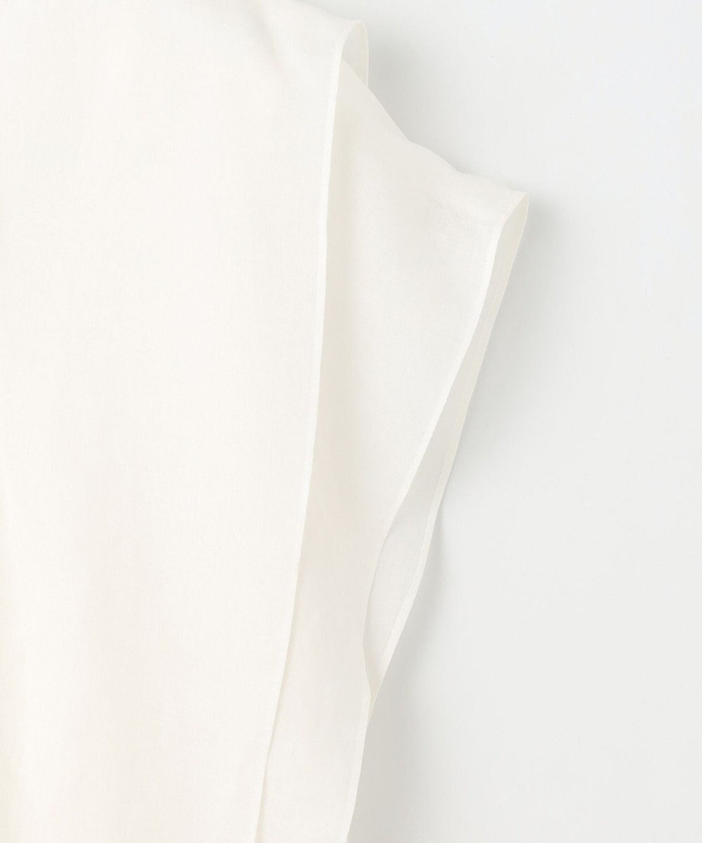 自由区 【カタログ掲載・接触冷感・洗える】シアーラミーローンフリル ブラウス 