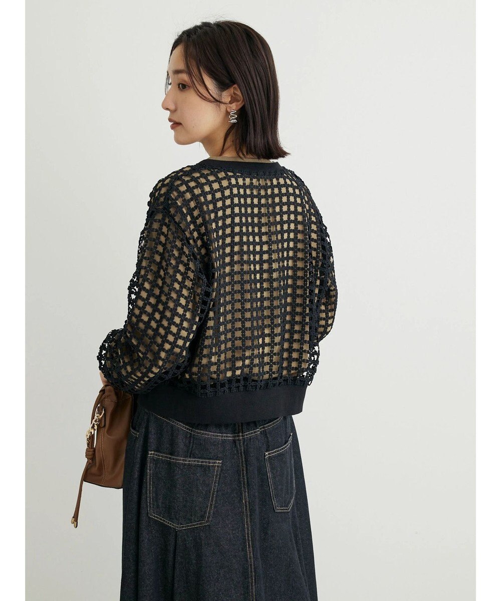 Green Parks ・ＳＵＧＡＲ　ＳＰＯＯＮ　ハナレースカーディガン 