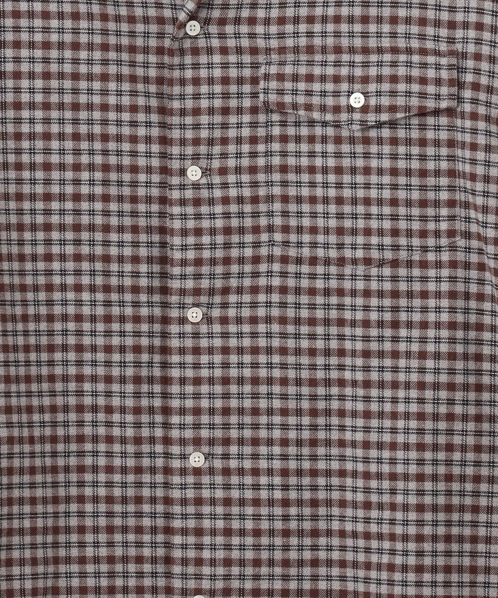 J.PRESS YORK STREET 【UNISEX】フランネル オープンカラーシャツ 