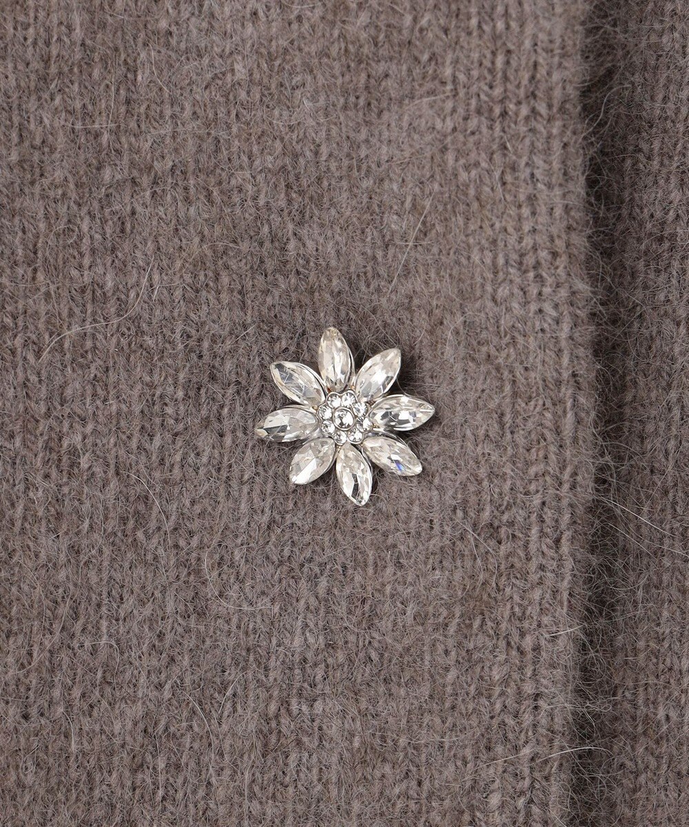 組曲 L 【加藤ローサさん着用】フラッフィーファーニット ジャケット 