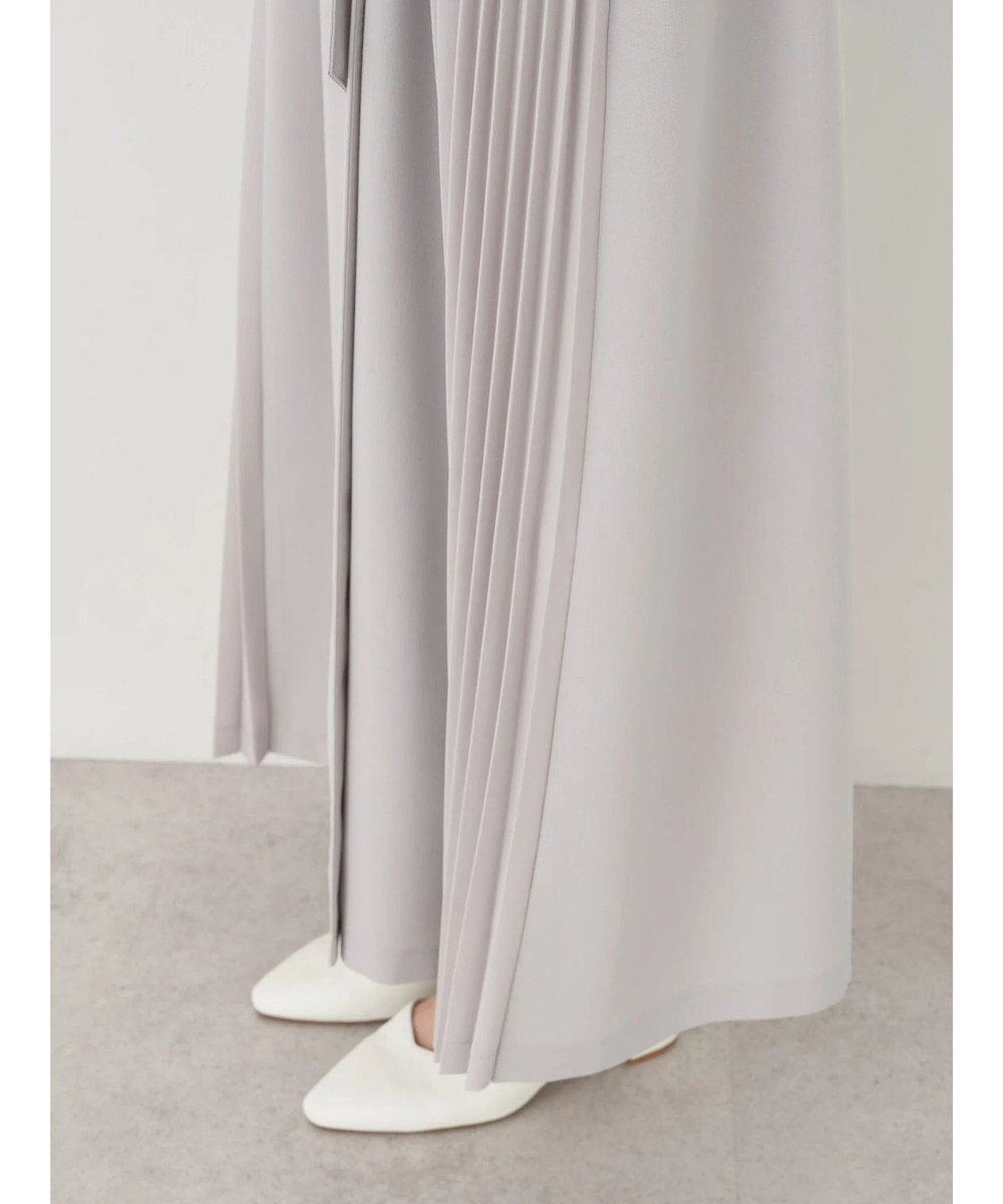 earth music&ecology サイドプリーツジレンチ 