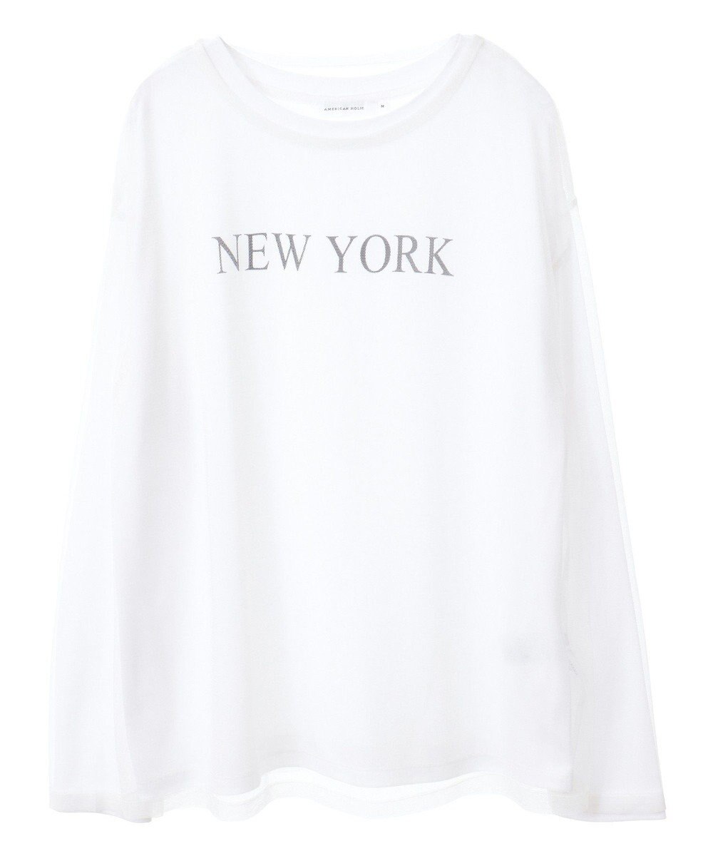 AMERICAN HOLIC ＳＥＴ　チュールＴ＋ロゴＴ 