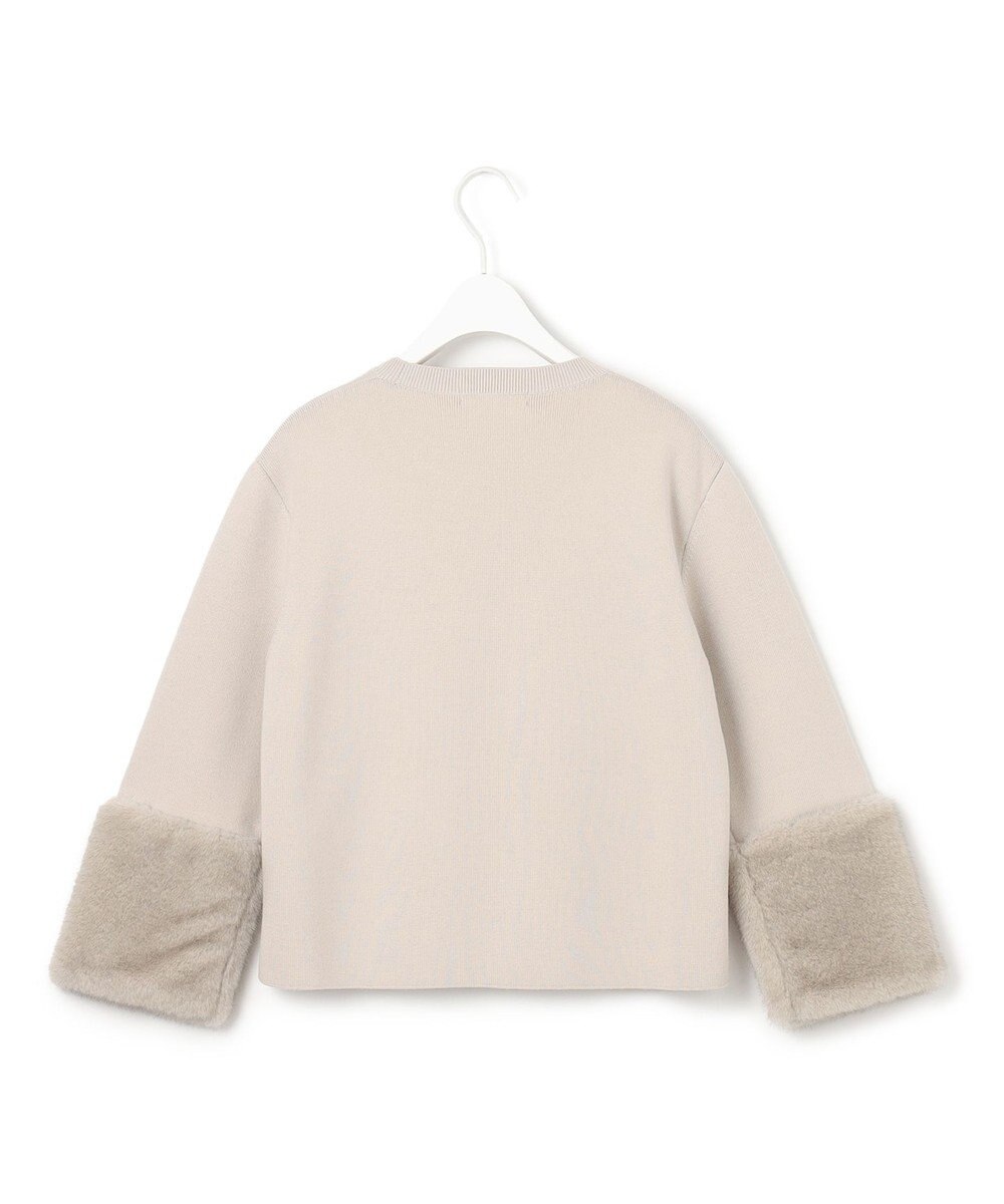 ICB ウールブレンドスムース デザインニット 