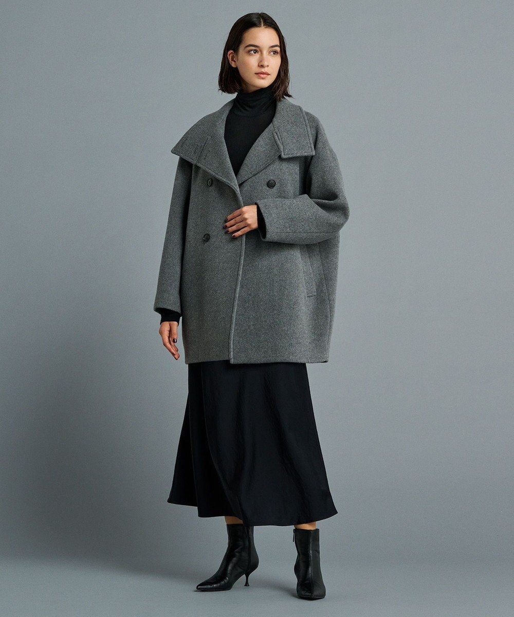 uncrave 【洗える】サテン フレアスカート（uncrave STANDARD） 