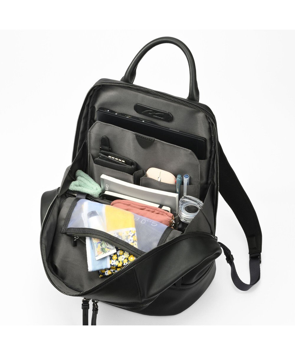 ACE BAGS & LUGGAGE W&.Day/Night ピルクエット レザーリュック A4サイズ 13.3インチPC収納 19011 ダブルアンドデイナイト 