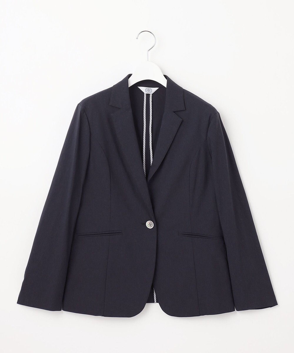 J.PRESS LADIES 【セットアップ対応】セルロースリネンストレッチ テーラード ジャケット 