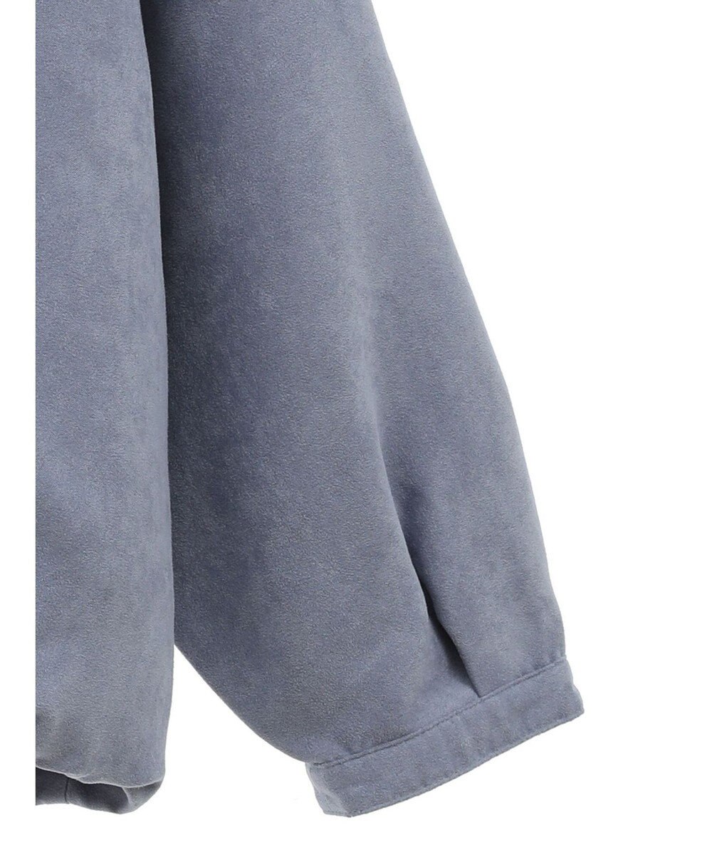 Green Parks ノーカラータックスウェード調ブルゾン 