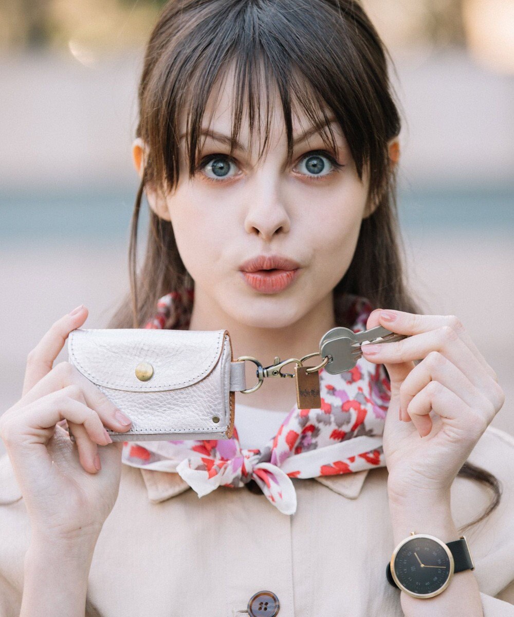 UNBILLION perche イタリア製牛革キーケース 