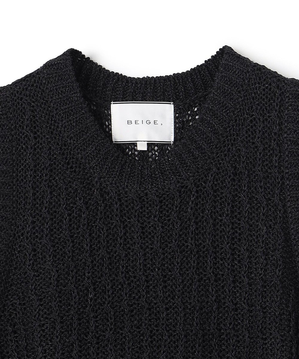 BEIGE， ATACAM / テープヤーン ノースリーブニット 