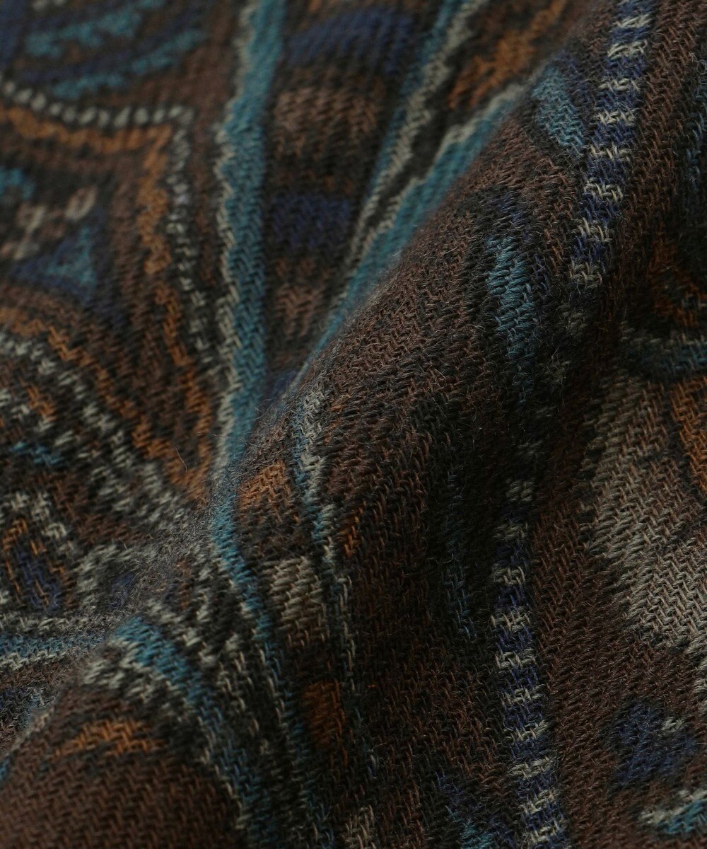 JOSEPH ABBOUD 【イタリアHolliday&Brown社製】ペイズリープリント ストール 