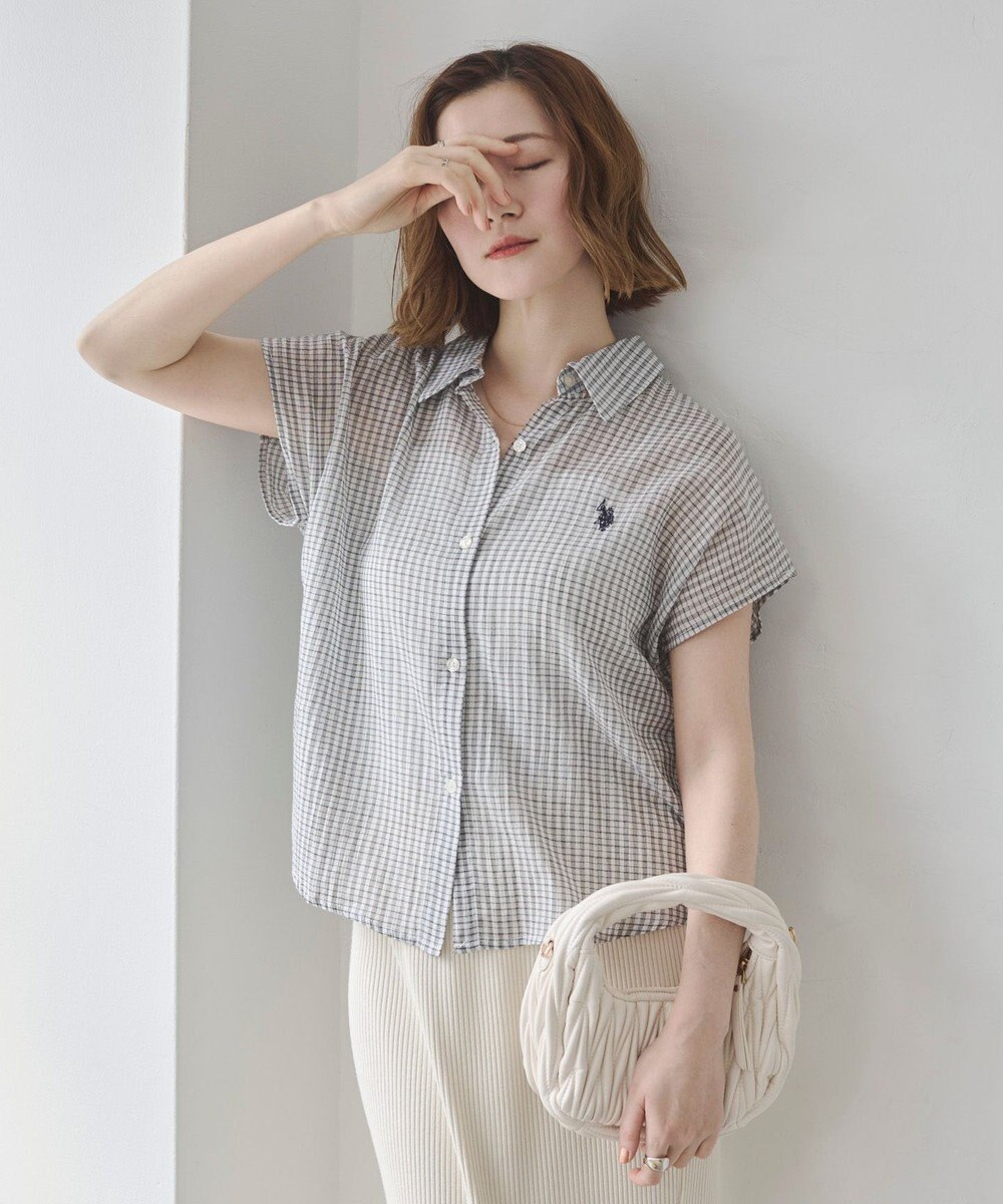 WEGO U.S. POLO ASSN.別注 フレンチスリーブシャツ 