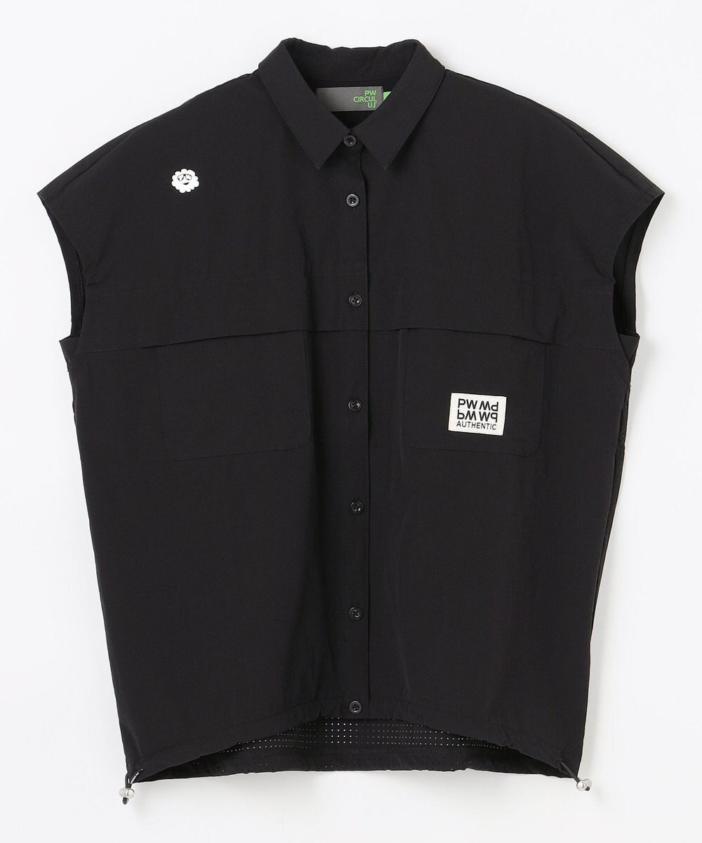 PW CIRCULUS 【すっきり見え袖】【WOMEN】サファリシャツ ゴルフウェア レディース 